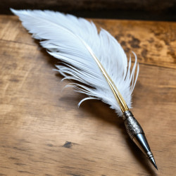 The White Feather Pen: A Tactile Experience for Discerning Writers