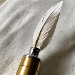 The White Feather Pen: A Tactile Experience for Discerning Writers